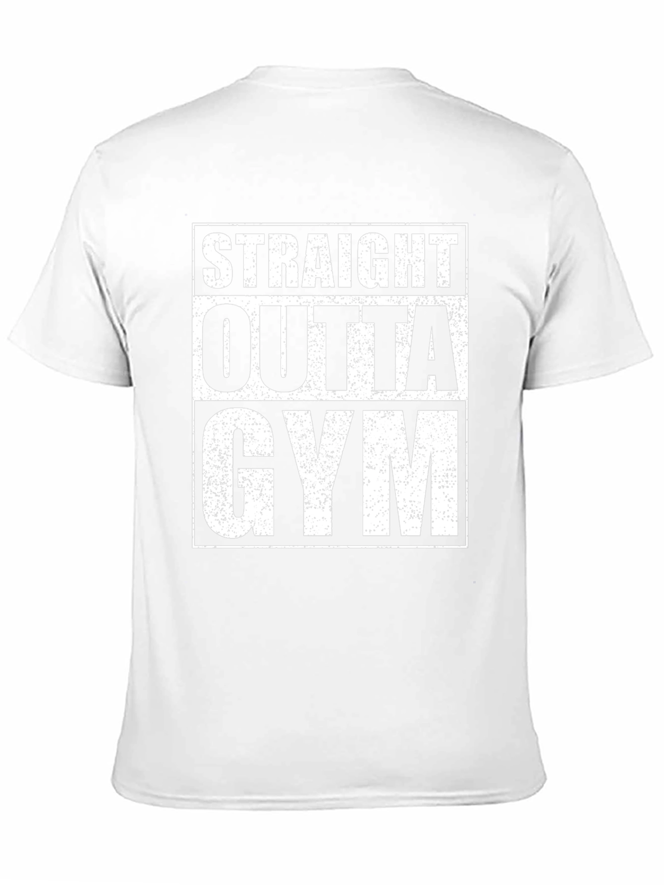 Straight Outta Gym Black T-Shirt Workout Apparel