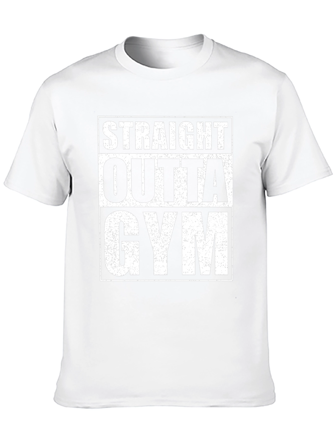 Straight Outta Gym Black T-Shirt Workout Apparel