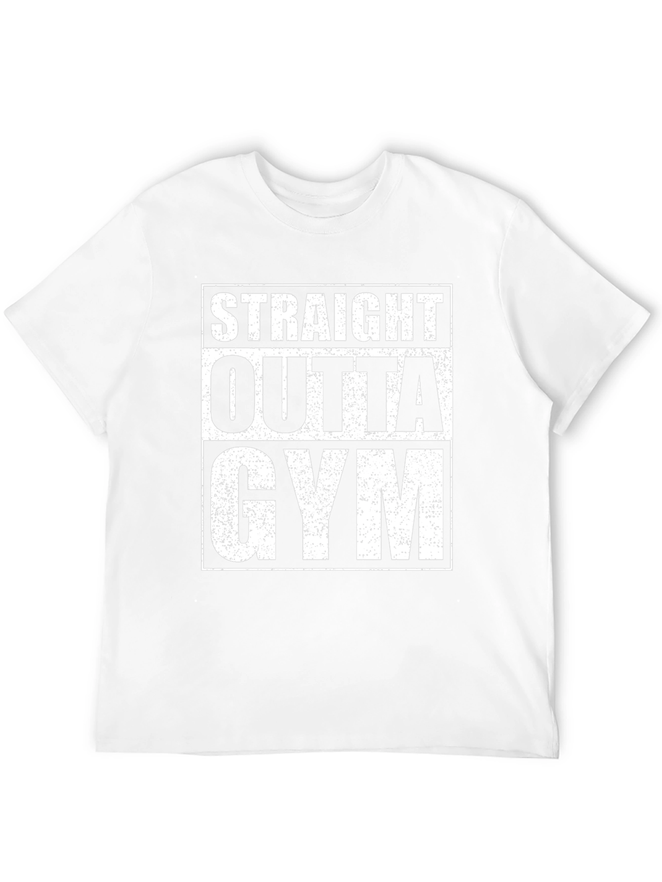 Straight Outta Gym Black T-Shirt Workout Apparel