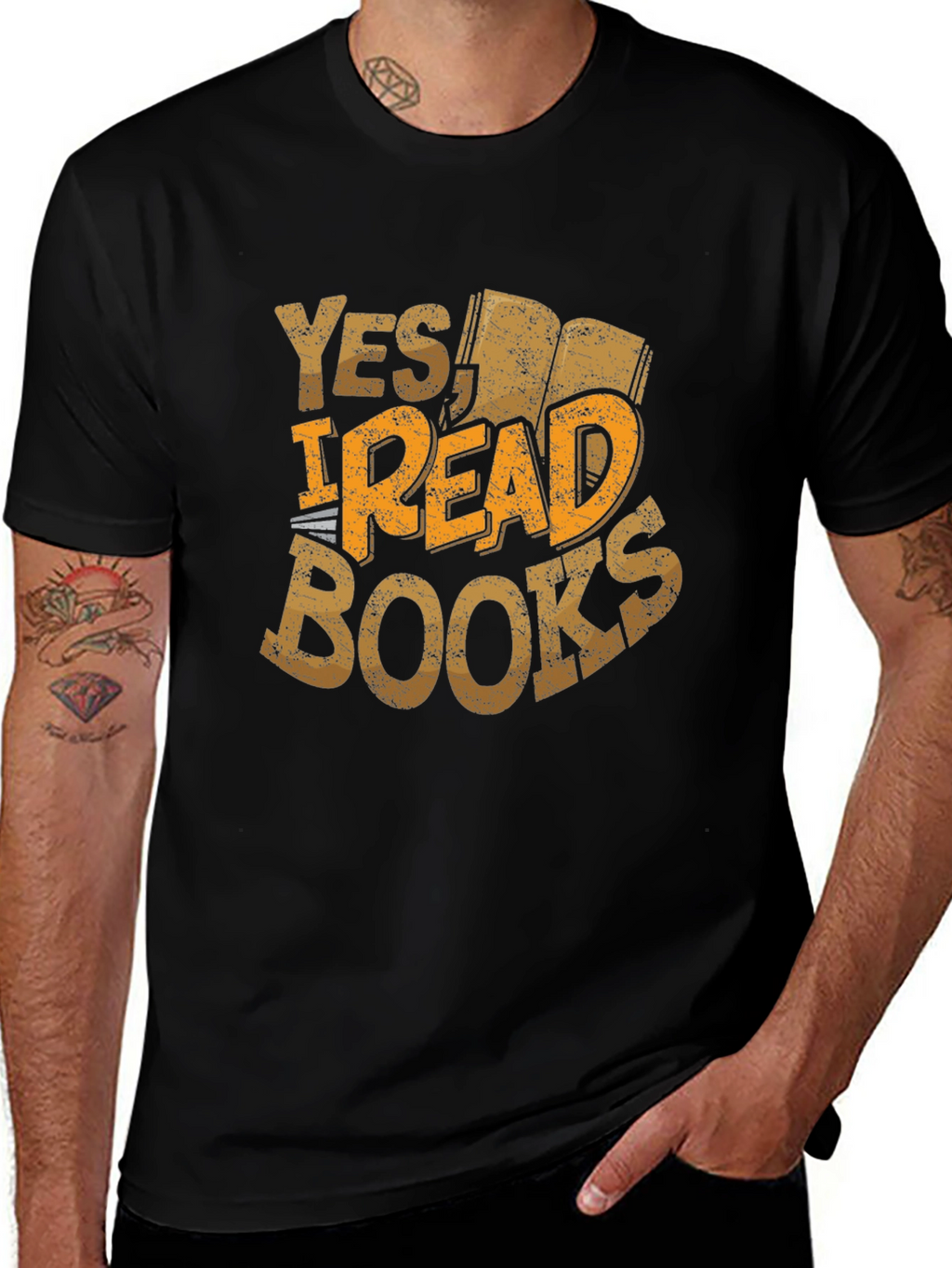 Yes I Read Books T-Shirt - Book Lover Tee