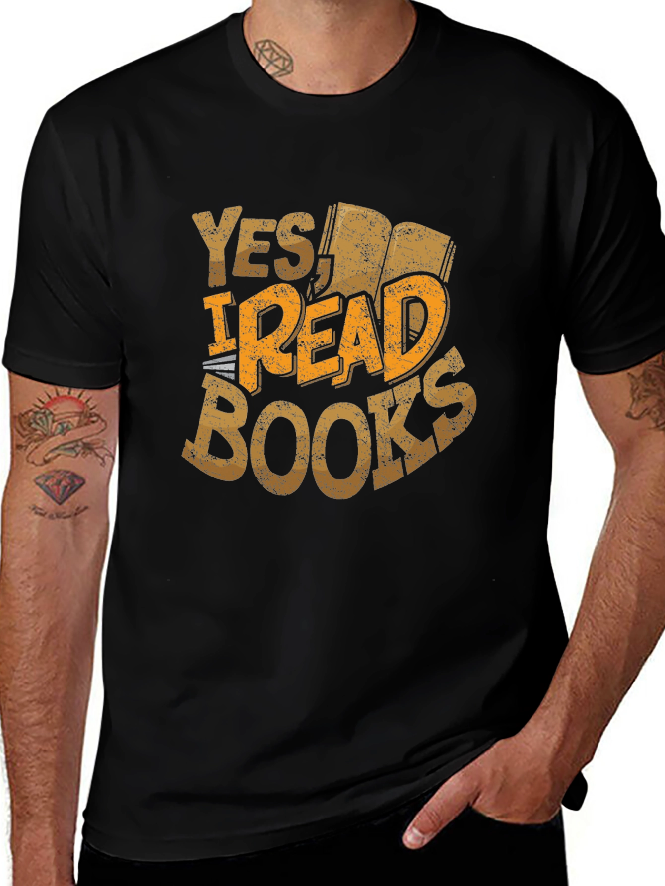 Yes I Read Books T-Shirt - Book Lover Tee