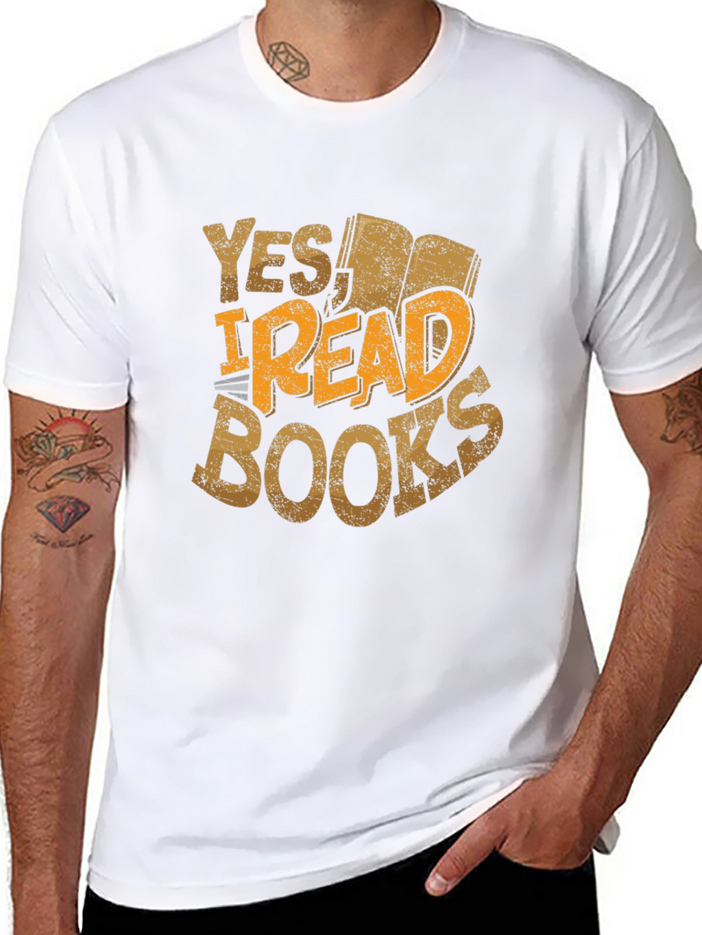 Yes I Read Books T-Shirt - Book Lover Tee