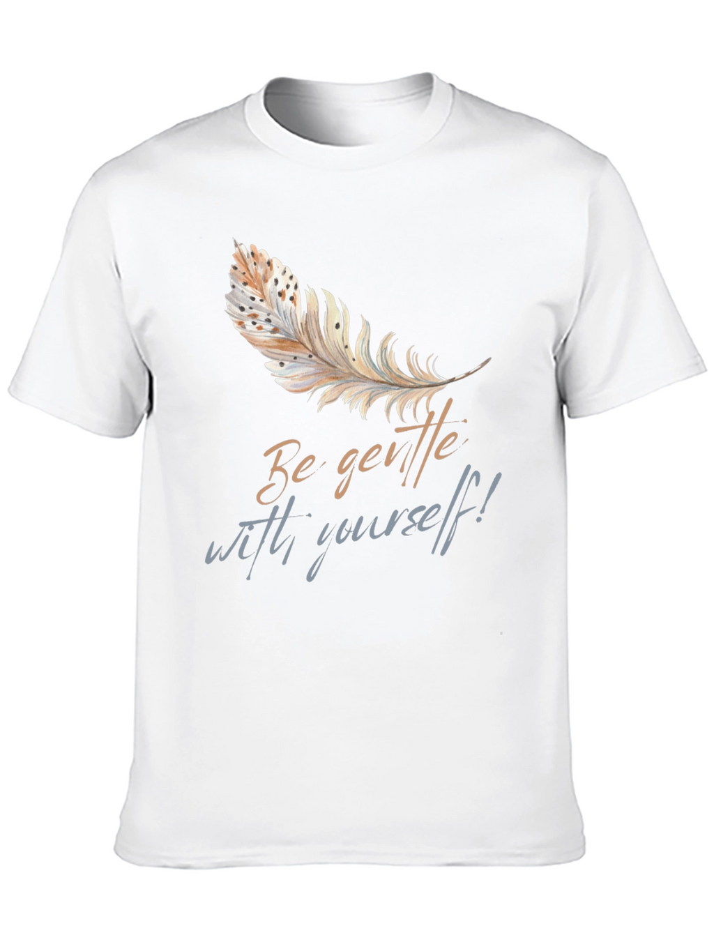 Gentle Feather Graphic T-Shirt