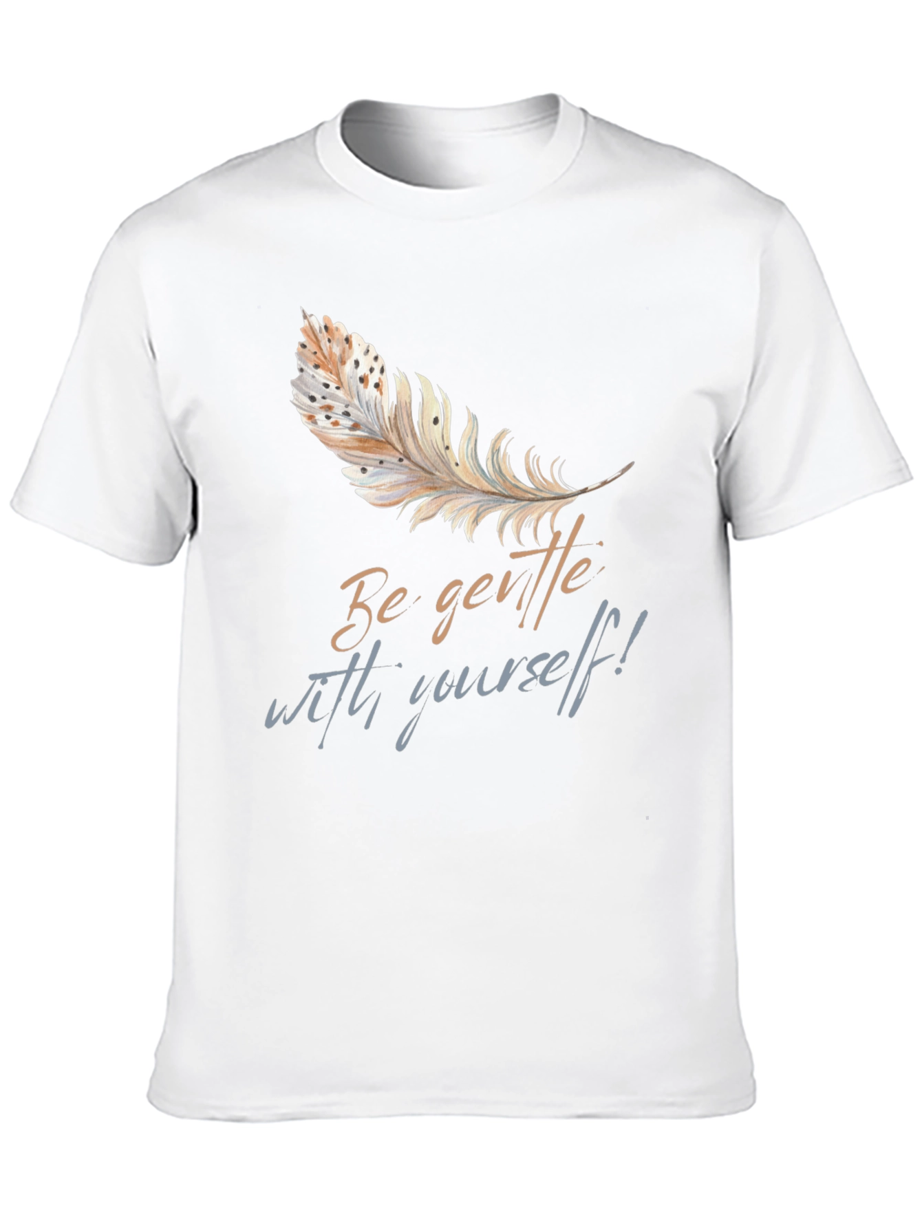 Gentle Feather Graphic T-Shirt