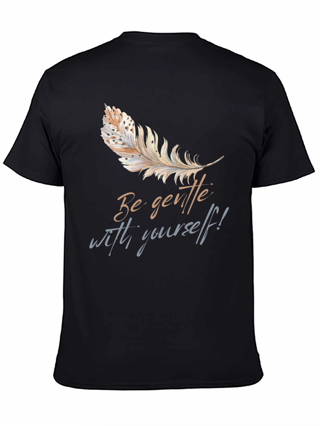 Gentle Feather Graphic T-Shirt