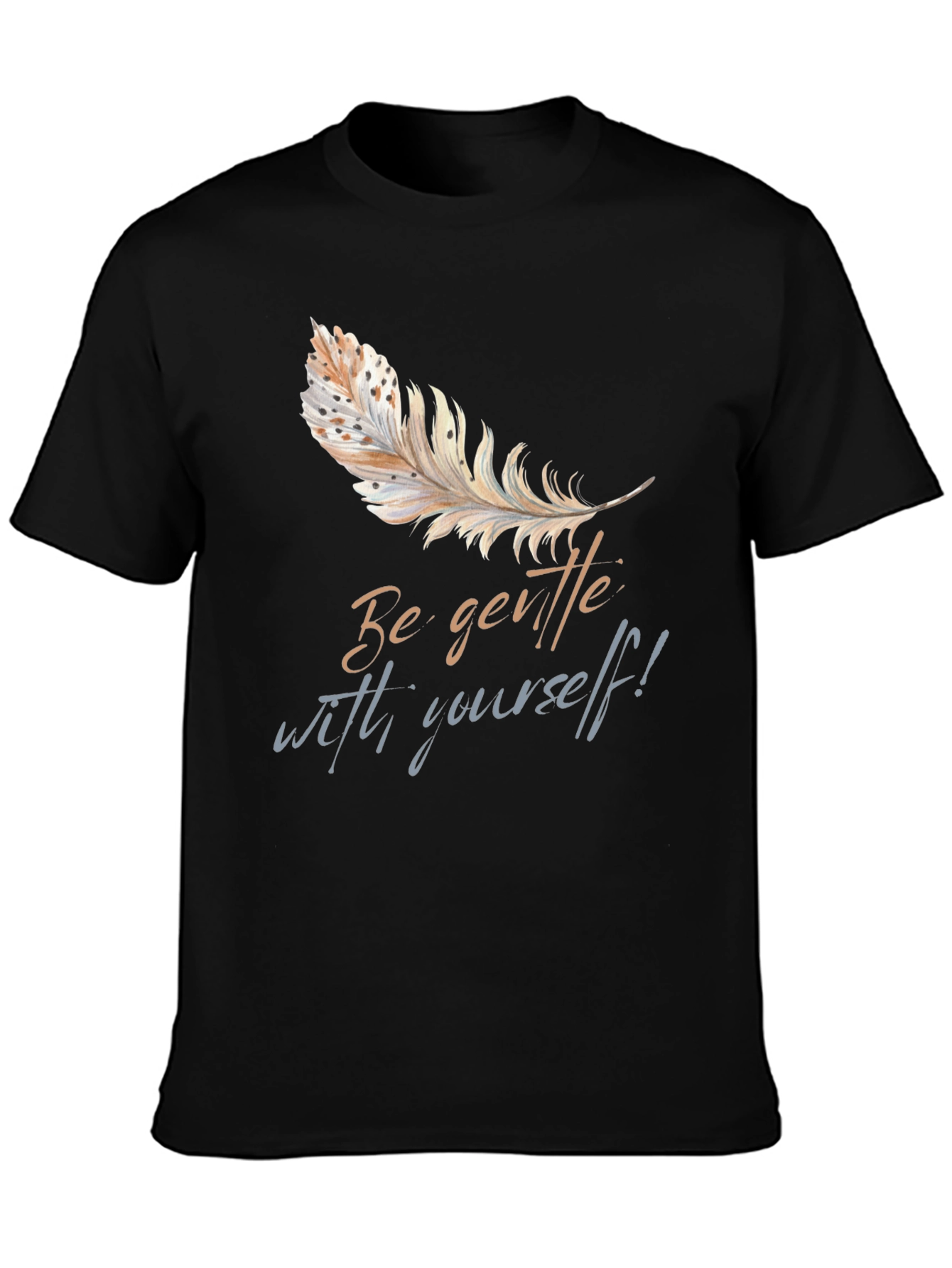 Gentle Feather Graphic T-Shirt