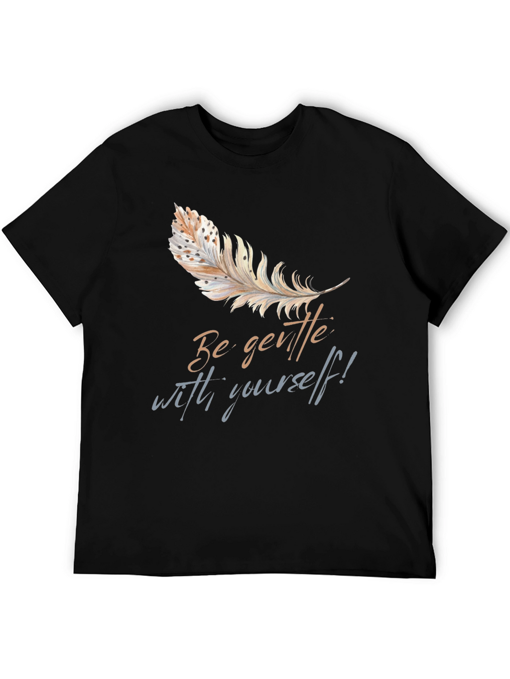 Gentle Feather Graphic T-Shirt