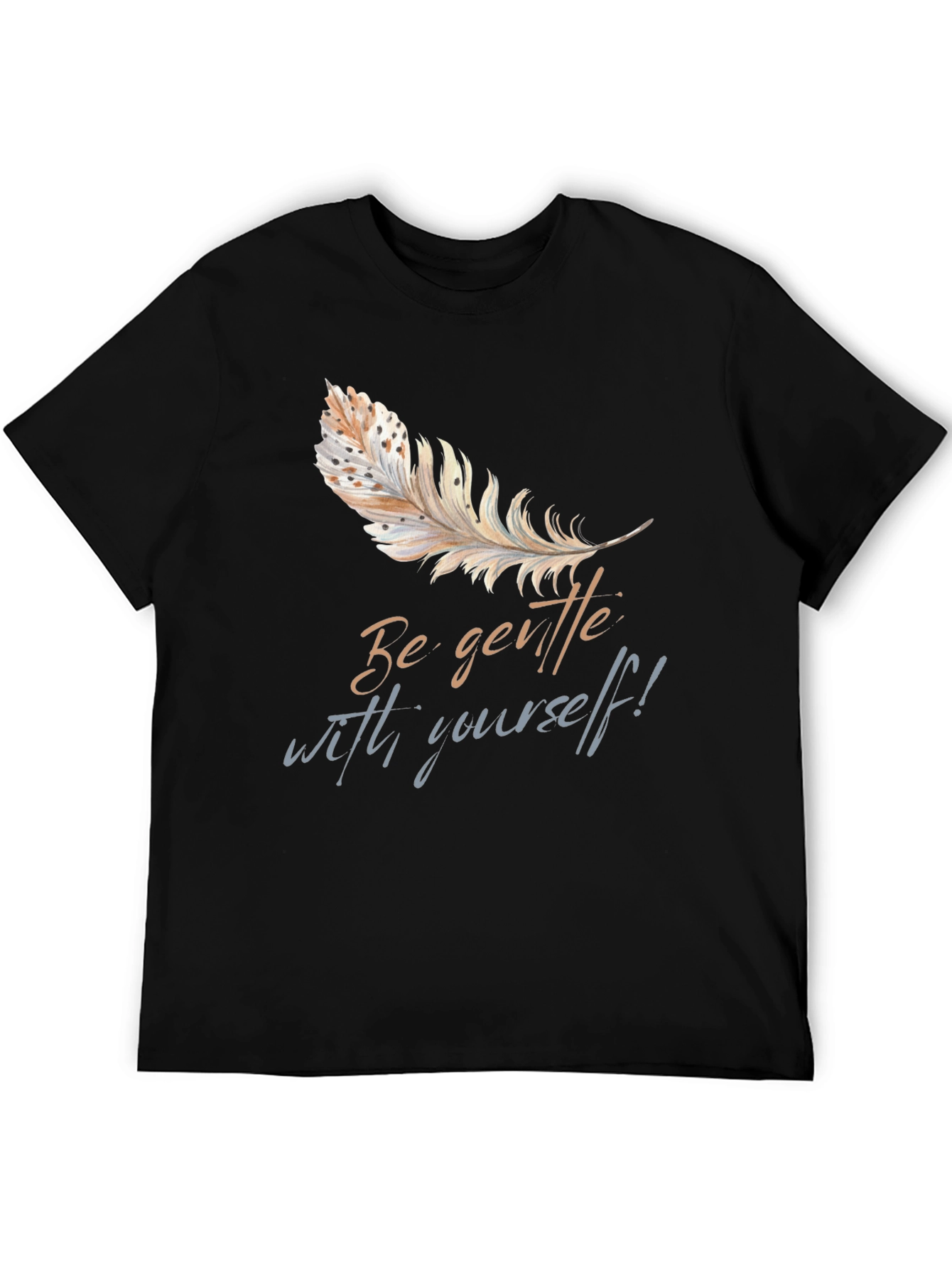 Gentle Feather Graphic T-Shirt