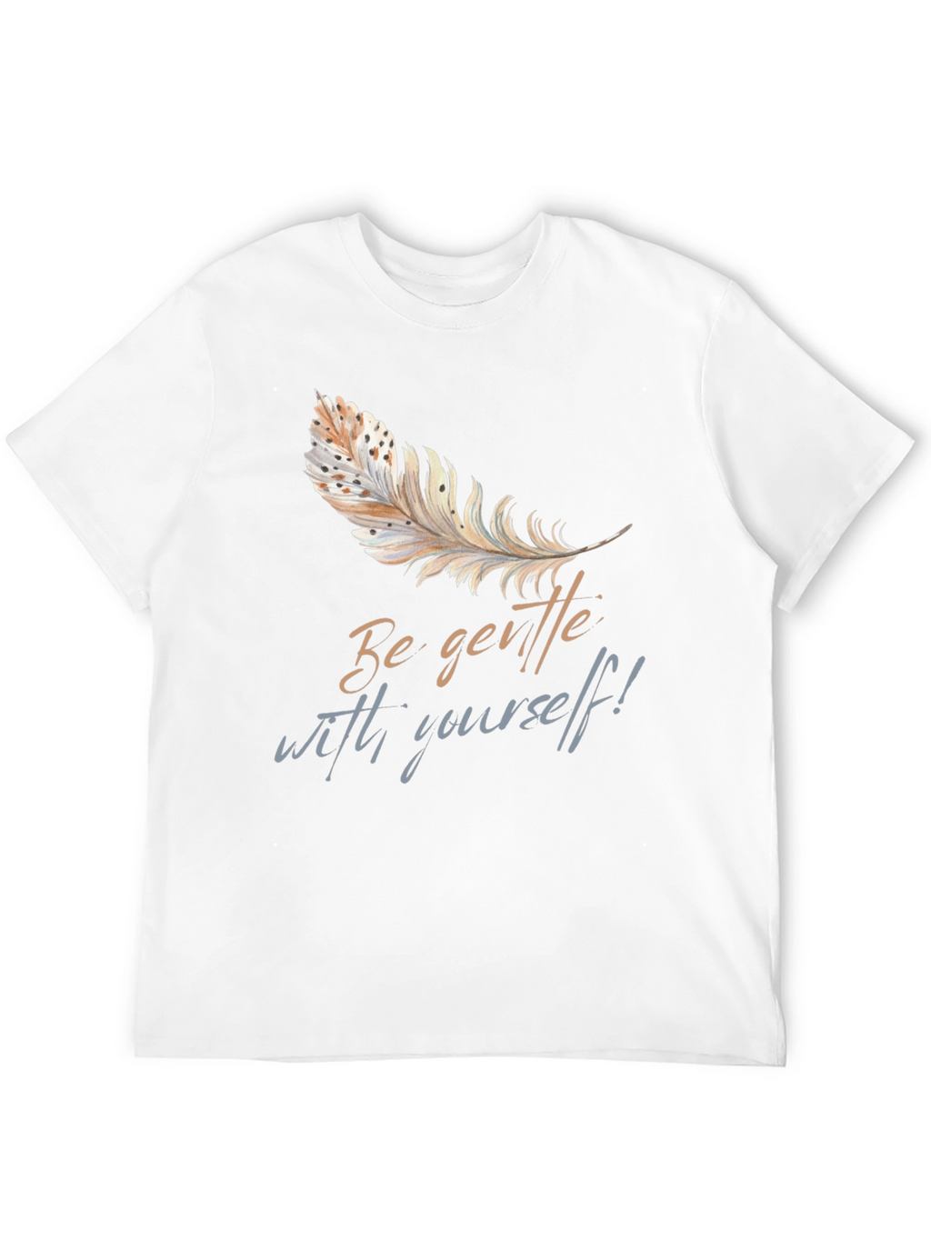 Gentle Feather Graphic T-Shirt