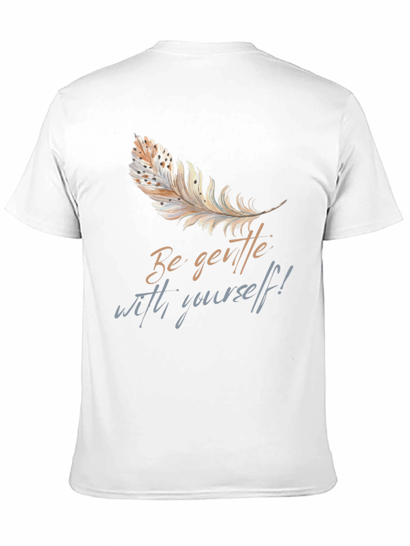 Gentle Feather Graphic T-Shirt