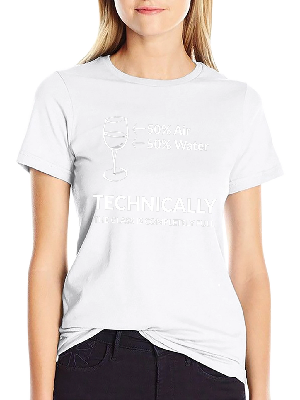 Funny Glass Half Full T-Shirt