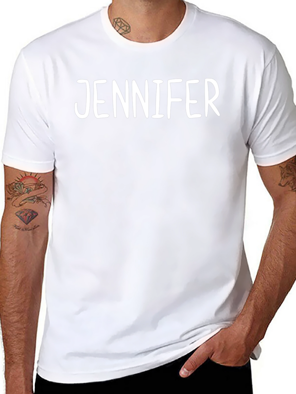 Jennifer Personalized Black T-Shirt