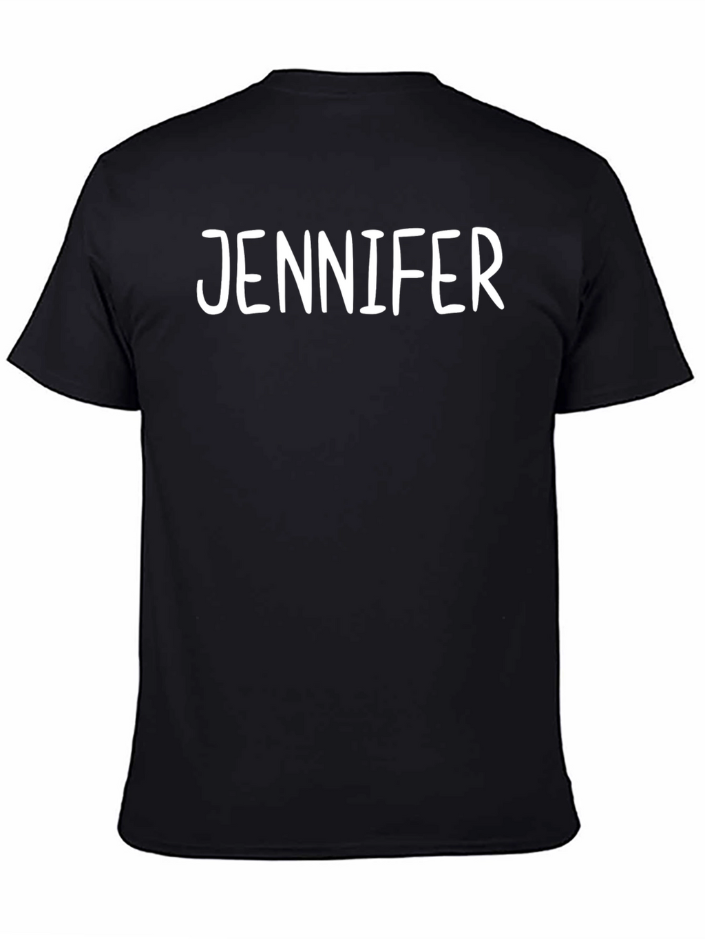 Jennifer Personalized Black T-Shirt