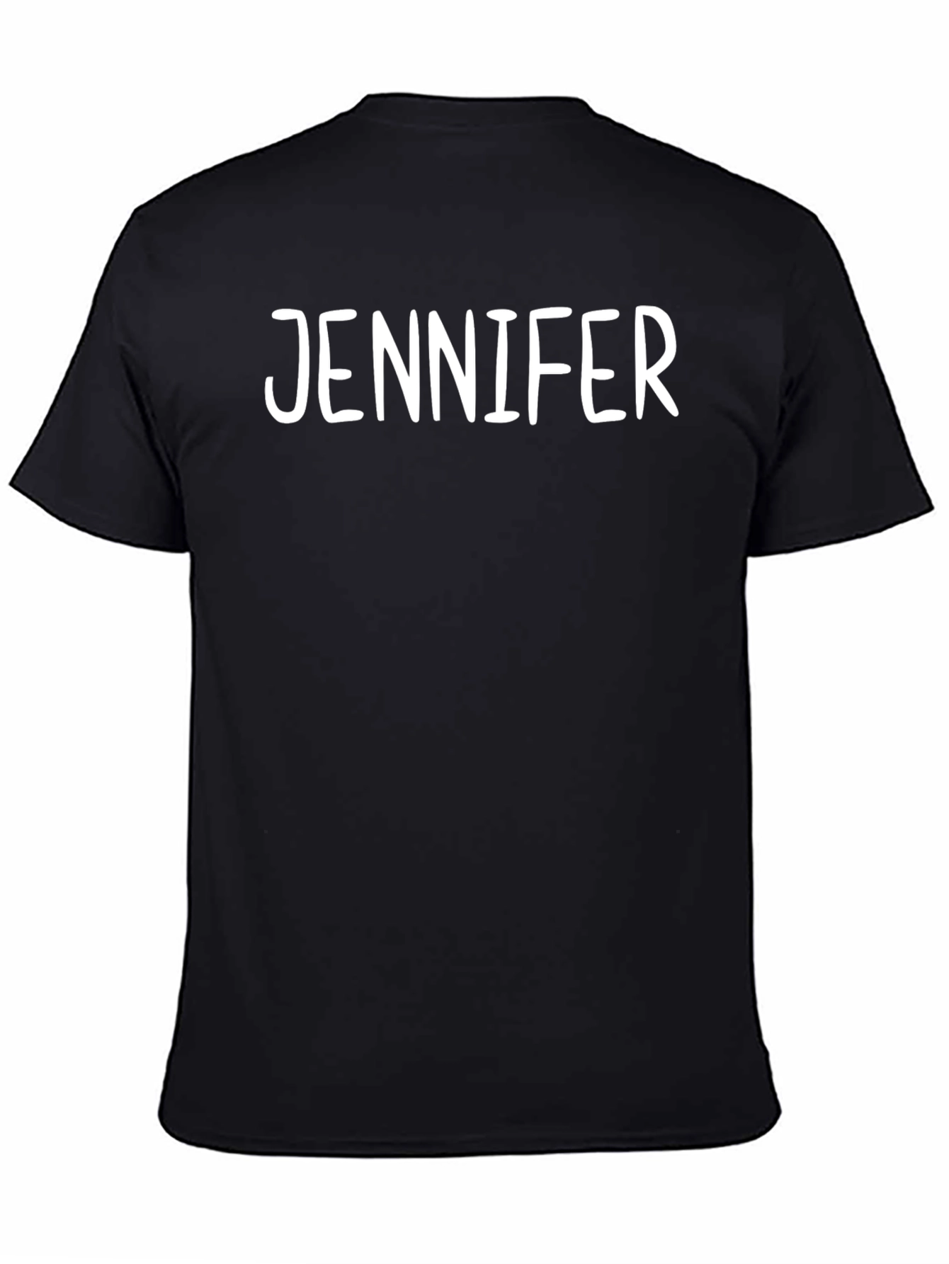 Jennifer Personalized Black T-Shirt