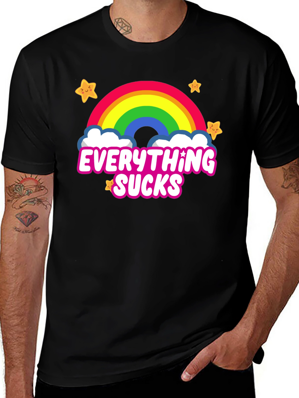 Everything Sucks Rainbow T-Shirt