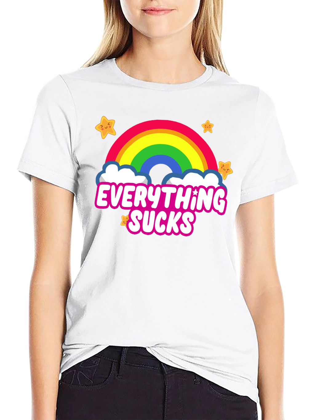 Everything Sucks Rainbow T-Shirt