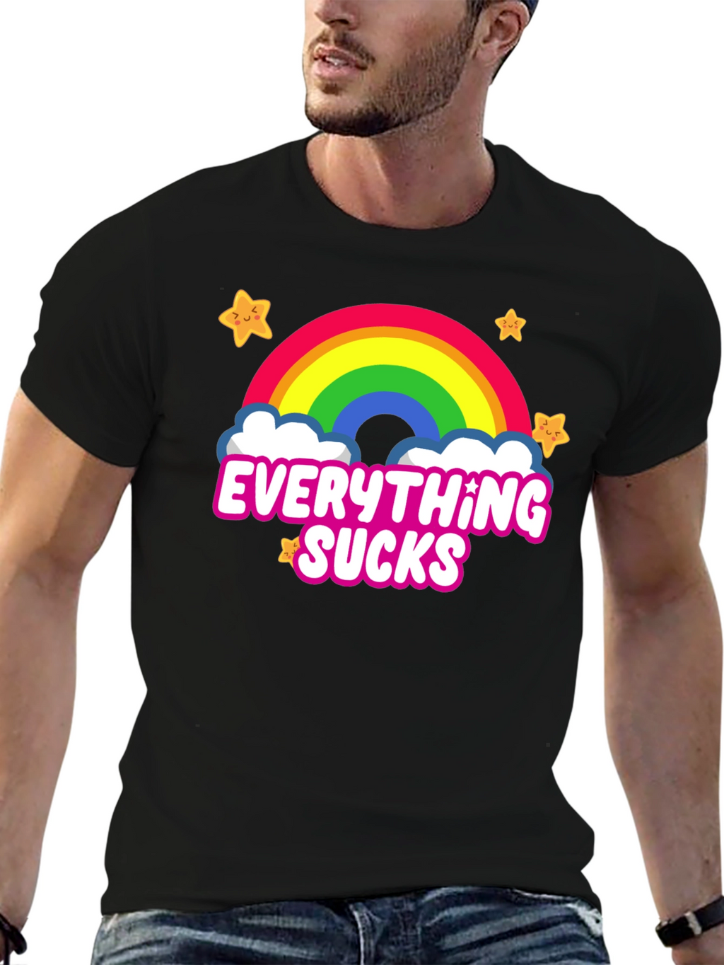 Everything Sucks Rainbow T-Shirt