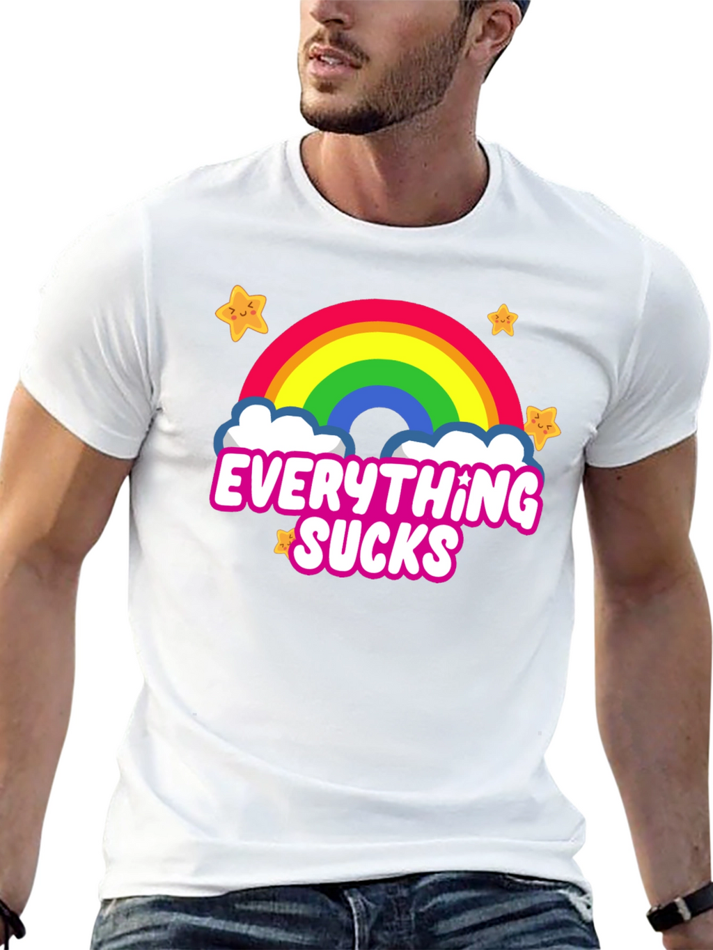 Everything Sucks Rainbow T-Shirt