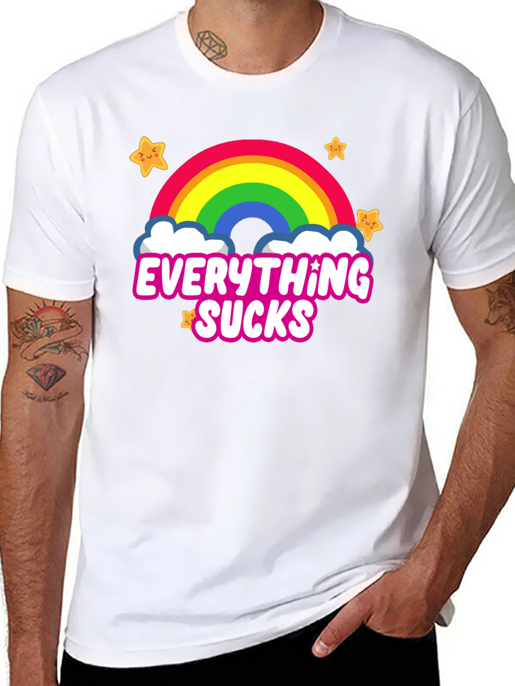 Everything Sucks Rainbow T-Shirt