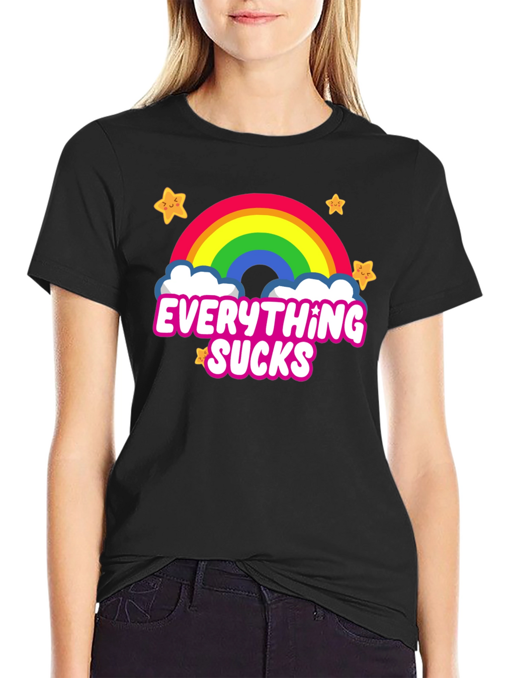 Everything Sucks Rainbow T-Shirt