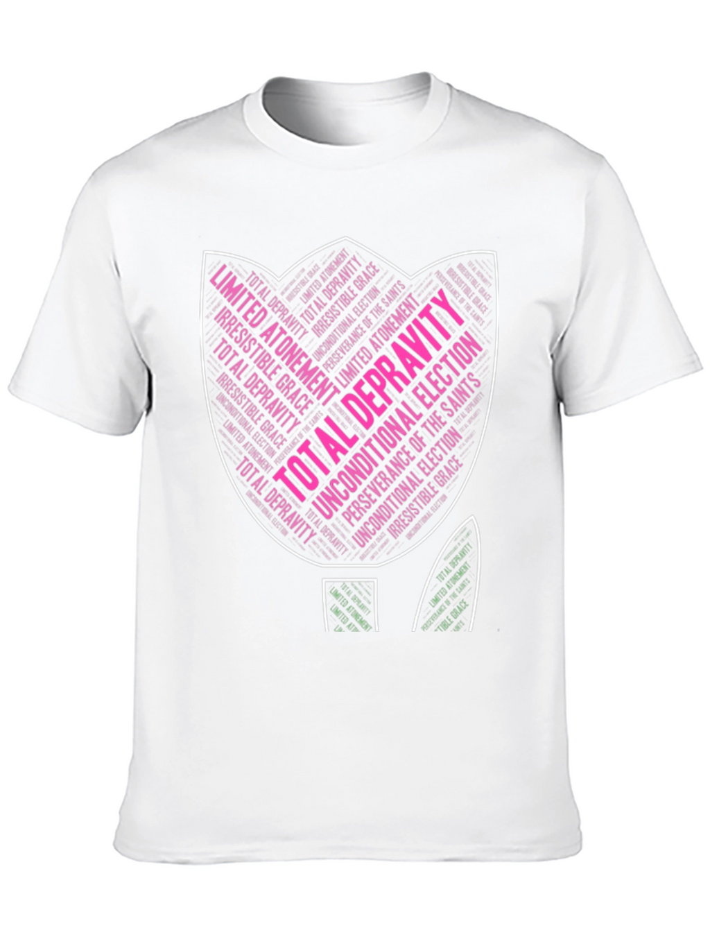 Theology Tulip T-Shirt - Calvinism Design