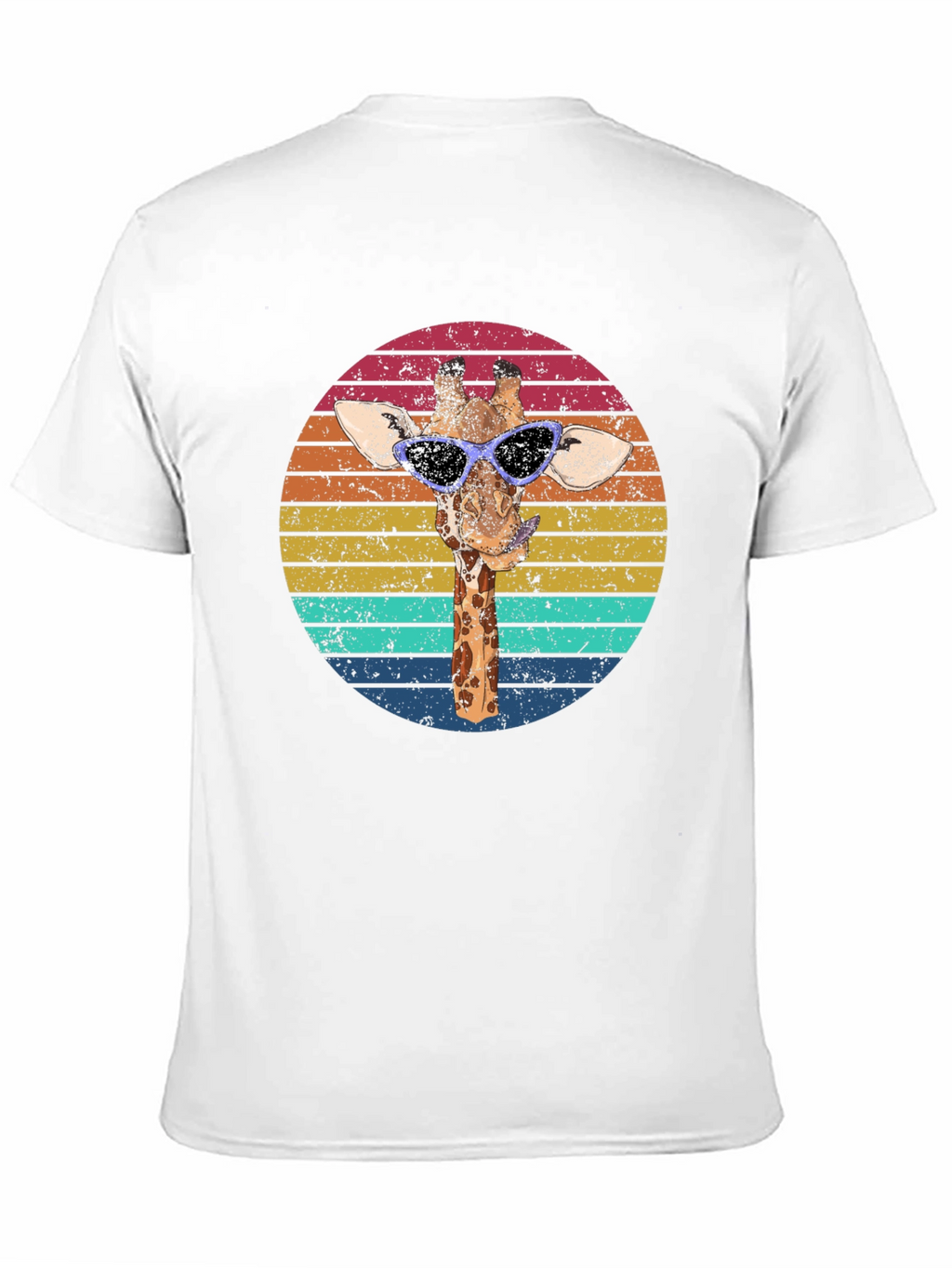 Retro Giraffe Sunglasses Graphic Tee