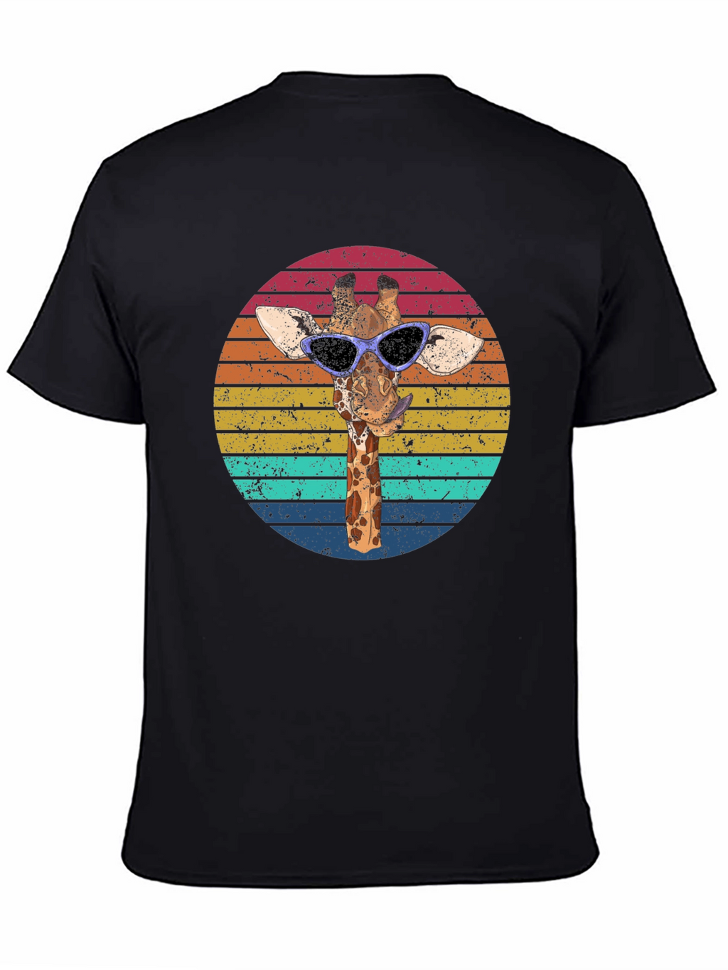 Retro Giraffe Sunglasses Graphic Tee