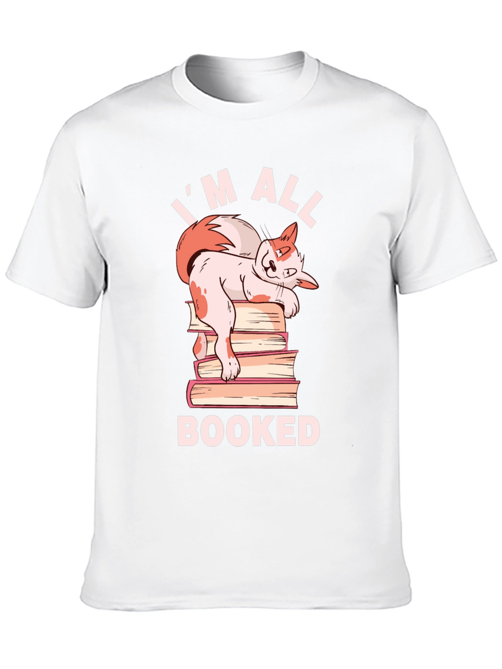 Im All Booked Cat T-Shirt