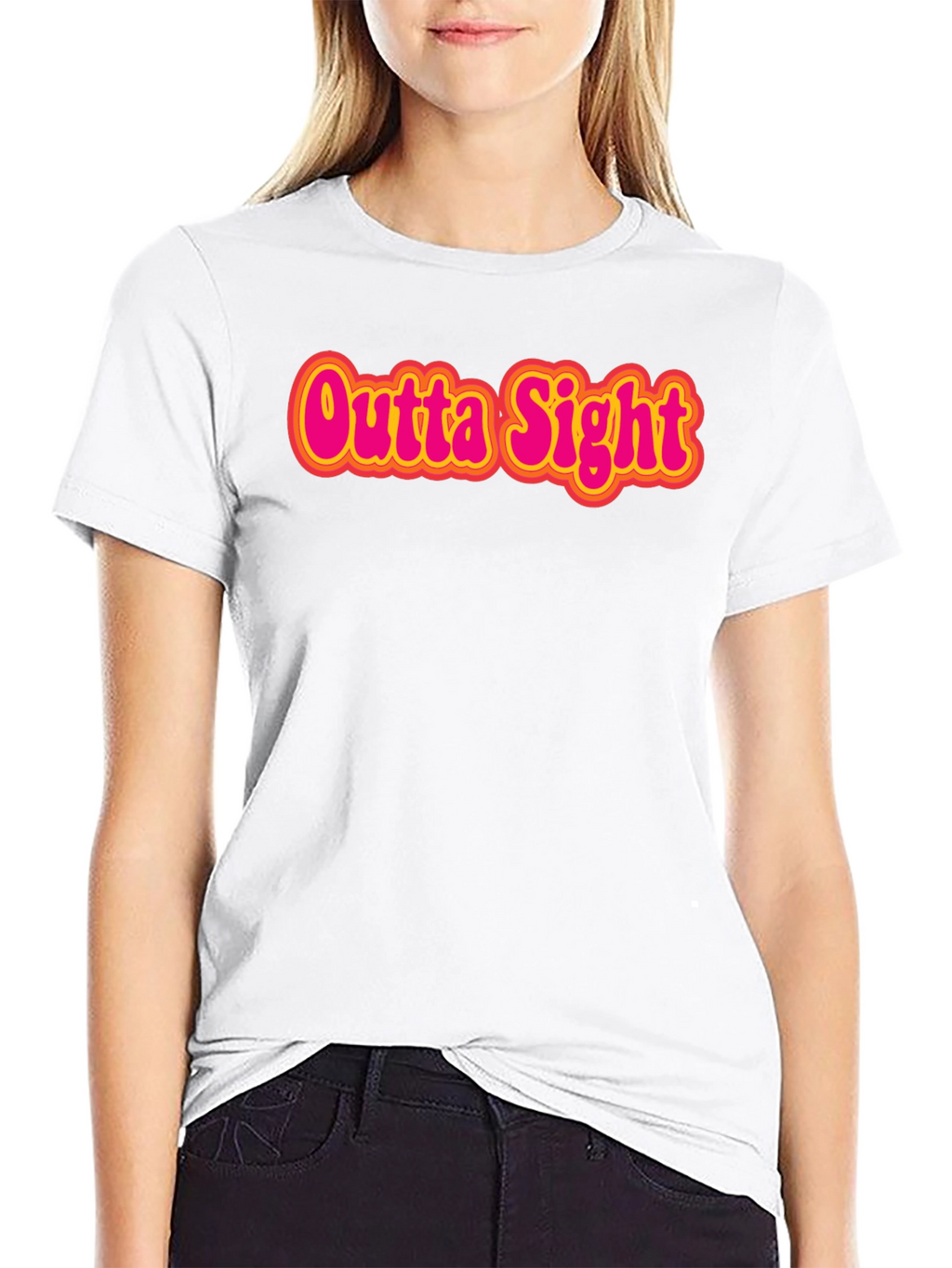 Outta Sight Graphic Tee - Retro Style
