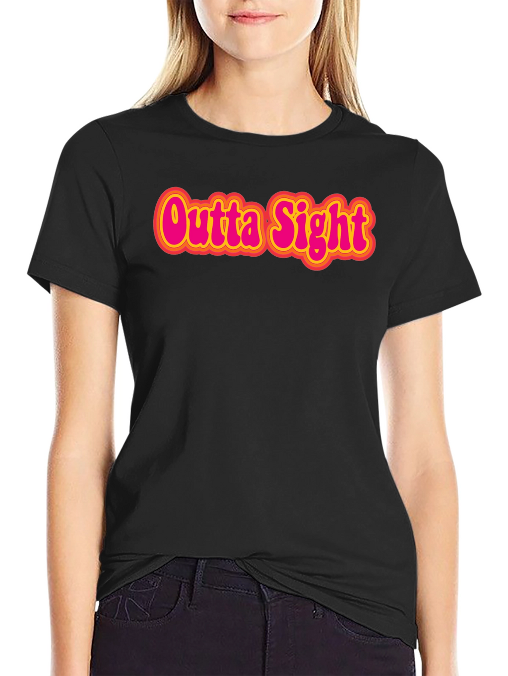 Outta Sight Graphic Tee - Retro Style