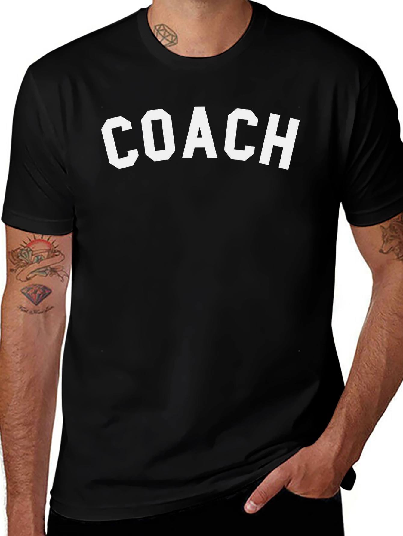 Coach Graphic T-Shirt - Athletic Style