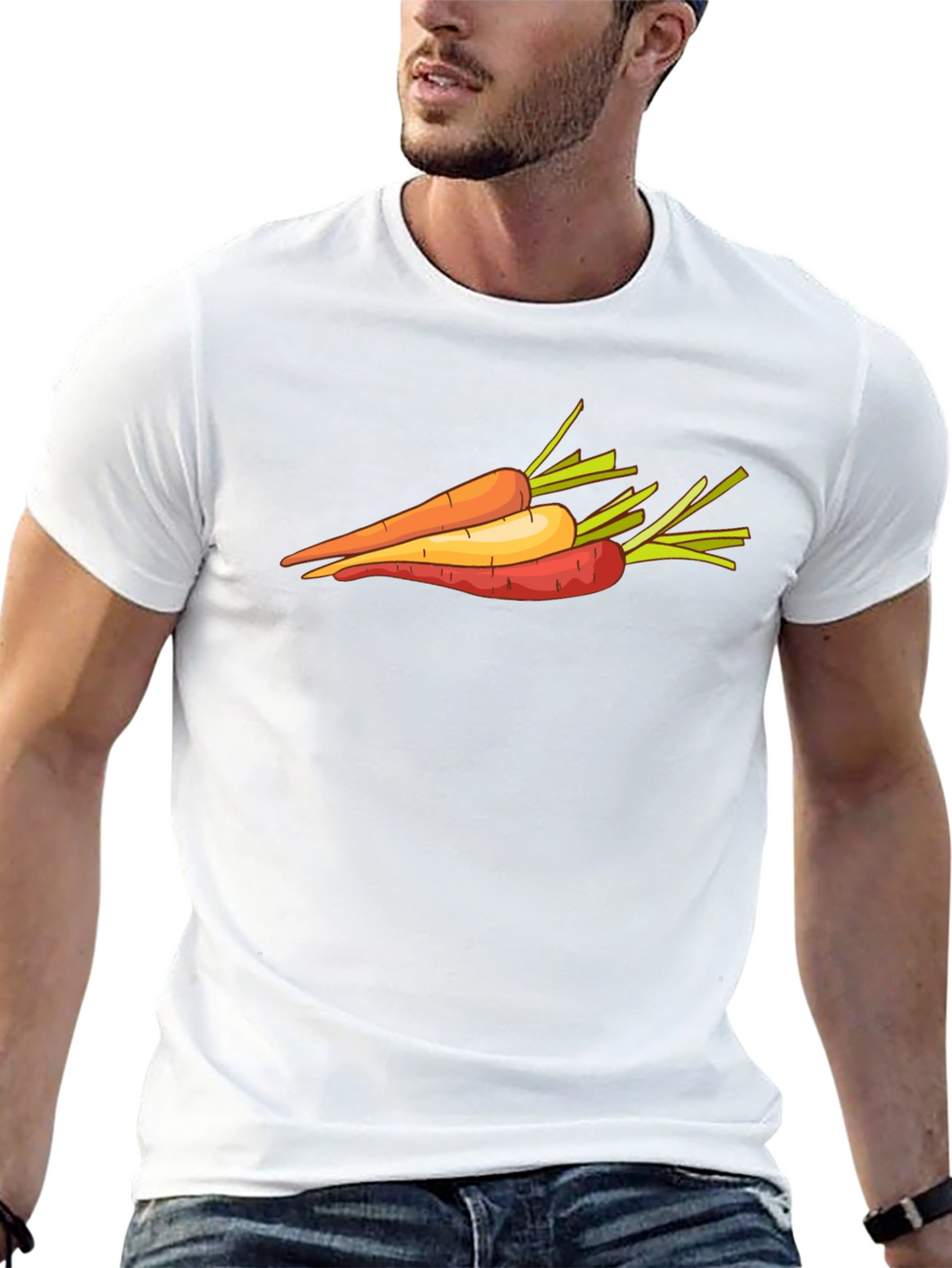 Carrot T-Shirt Vegetable Tee Unisex Shirt