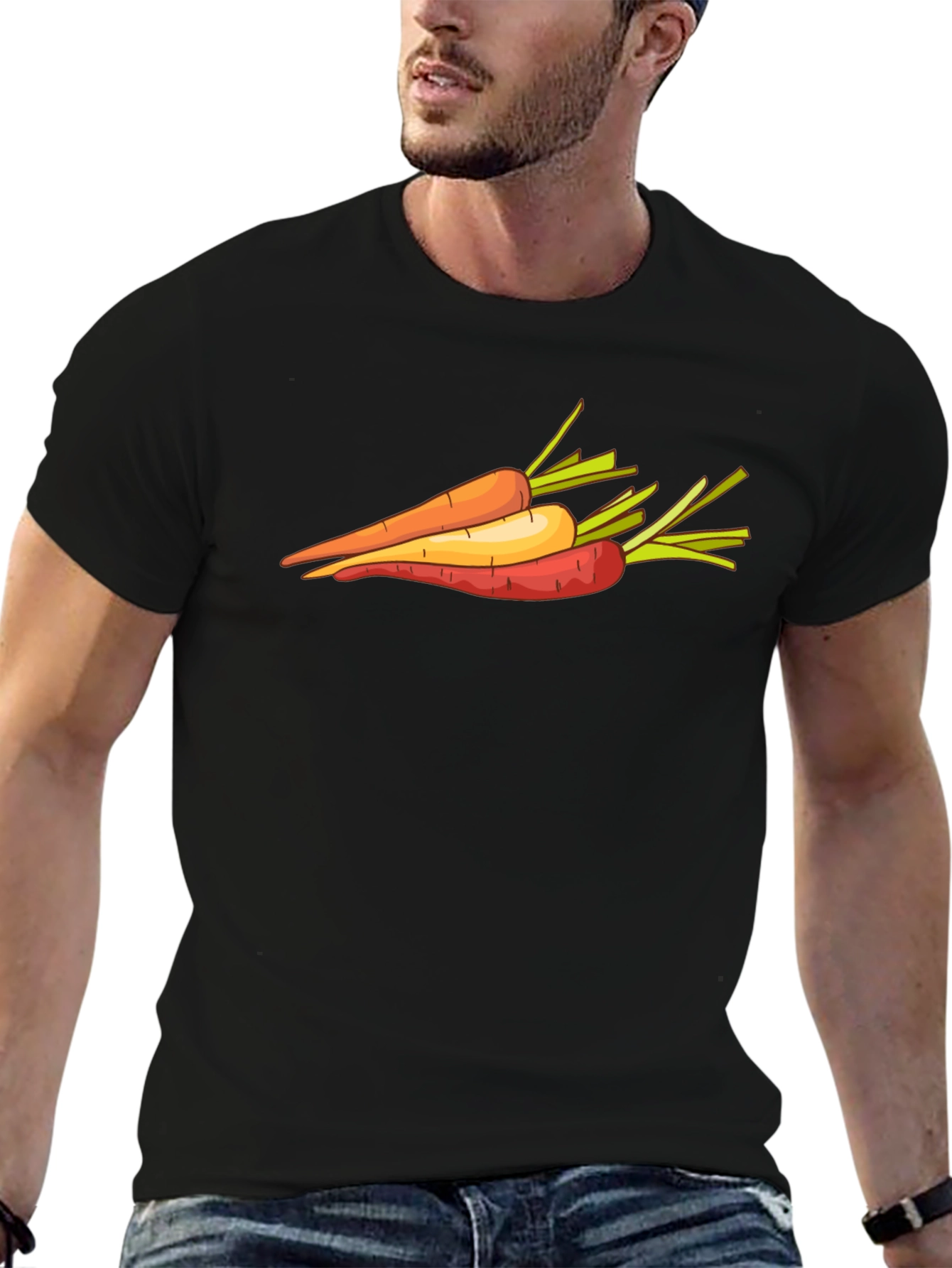 Carrot T-Shirt Vegetable Tee Unisex Shirt