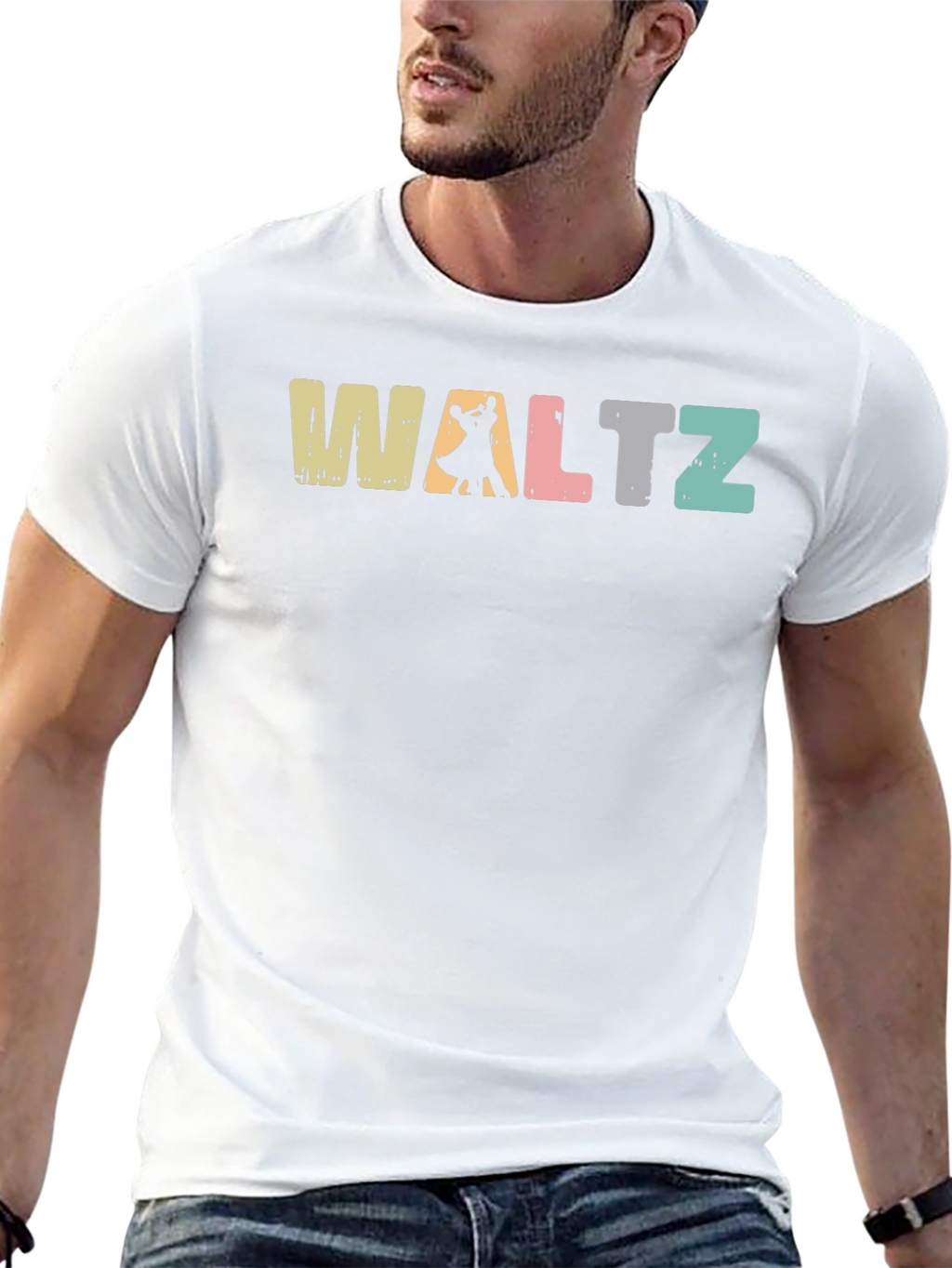 Waltz Dance Graphic Tee - Retro Style