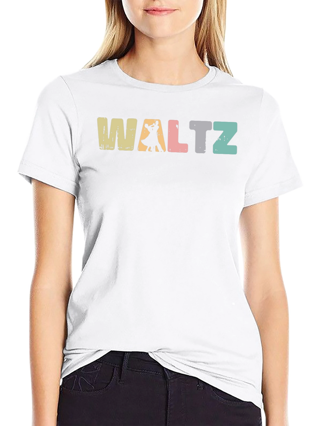 Waltz Dance Graphic Tee - Retro Style