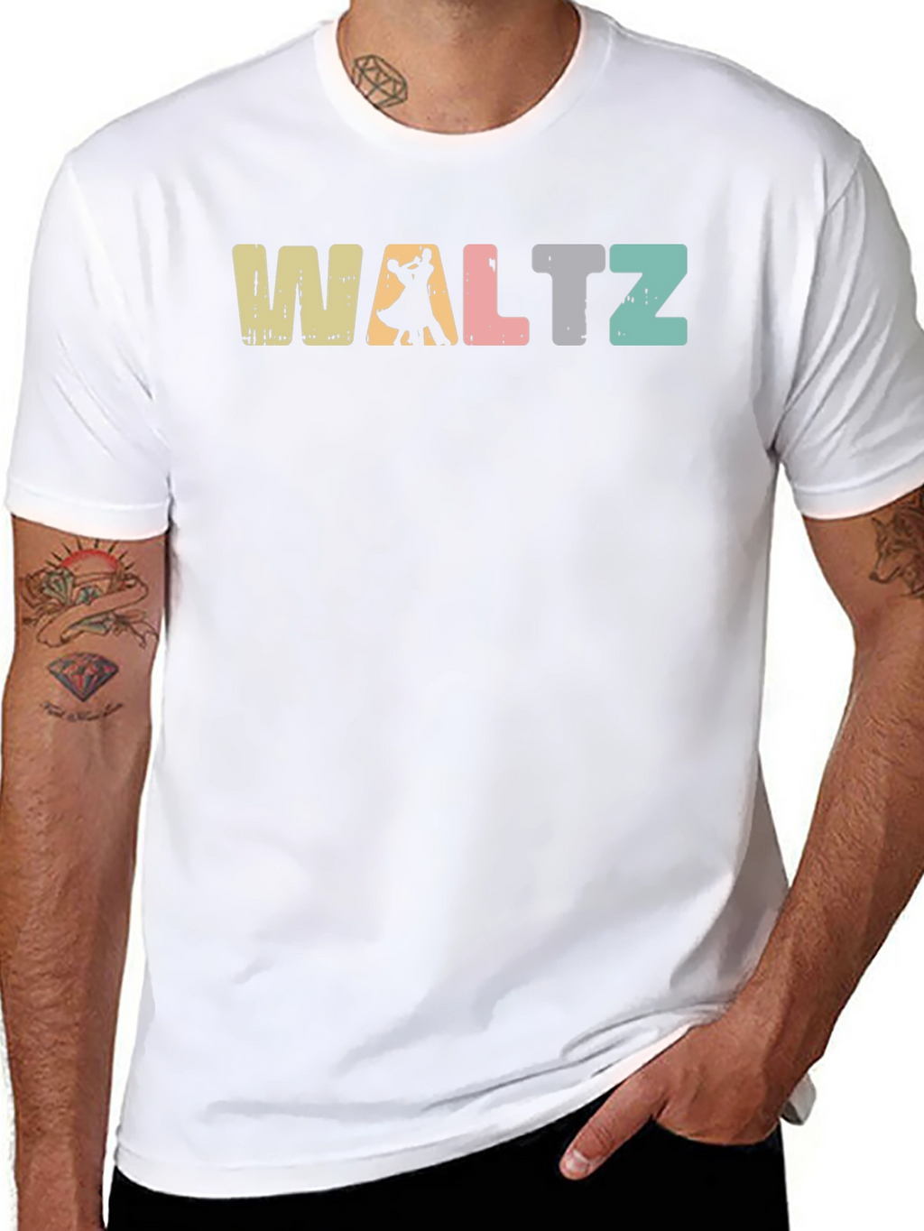 Waltz Dance Graphic Tee - Retro Style