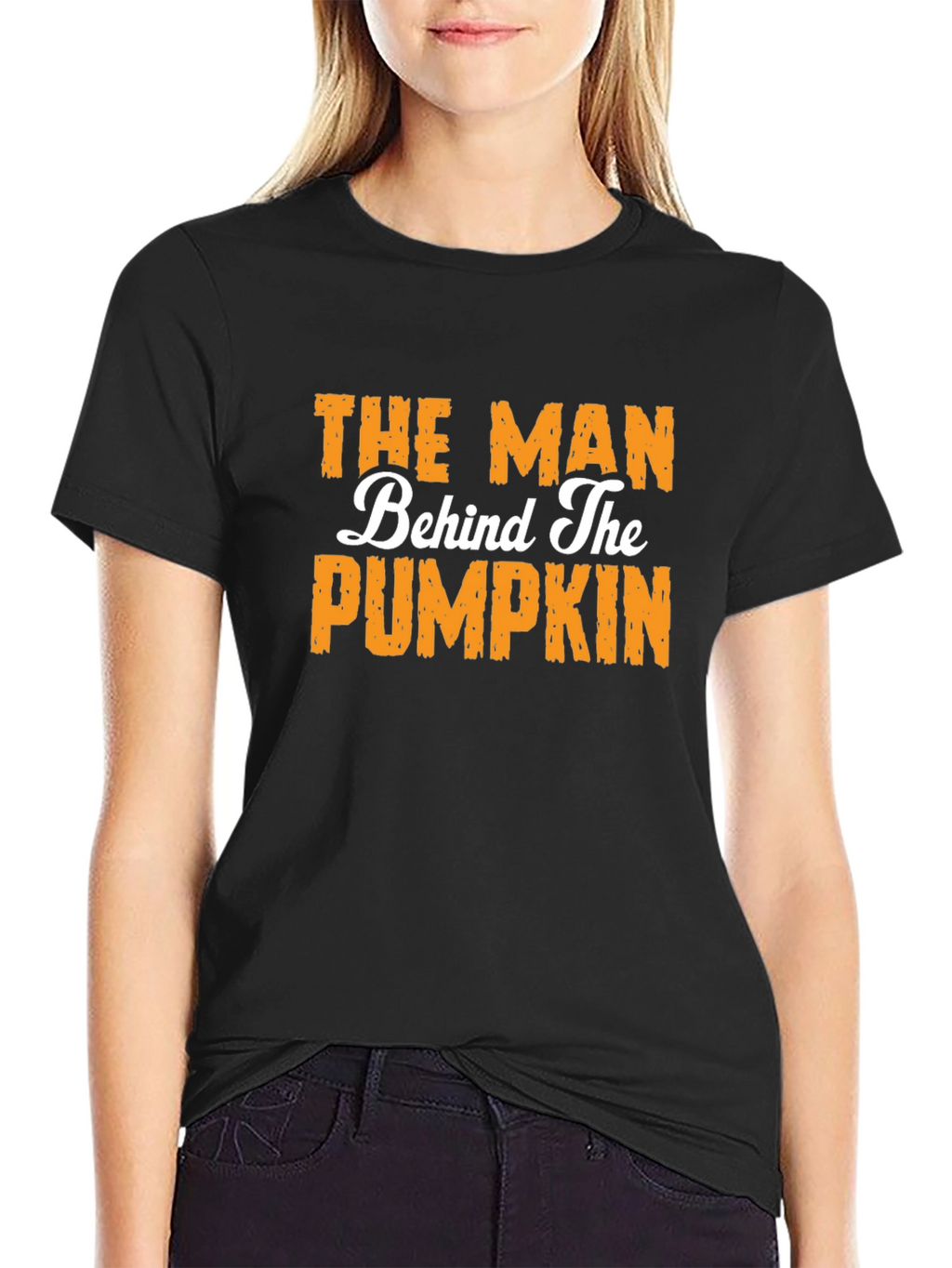 The Man Behind The Pumpkin Graphic T-Shirt