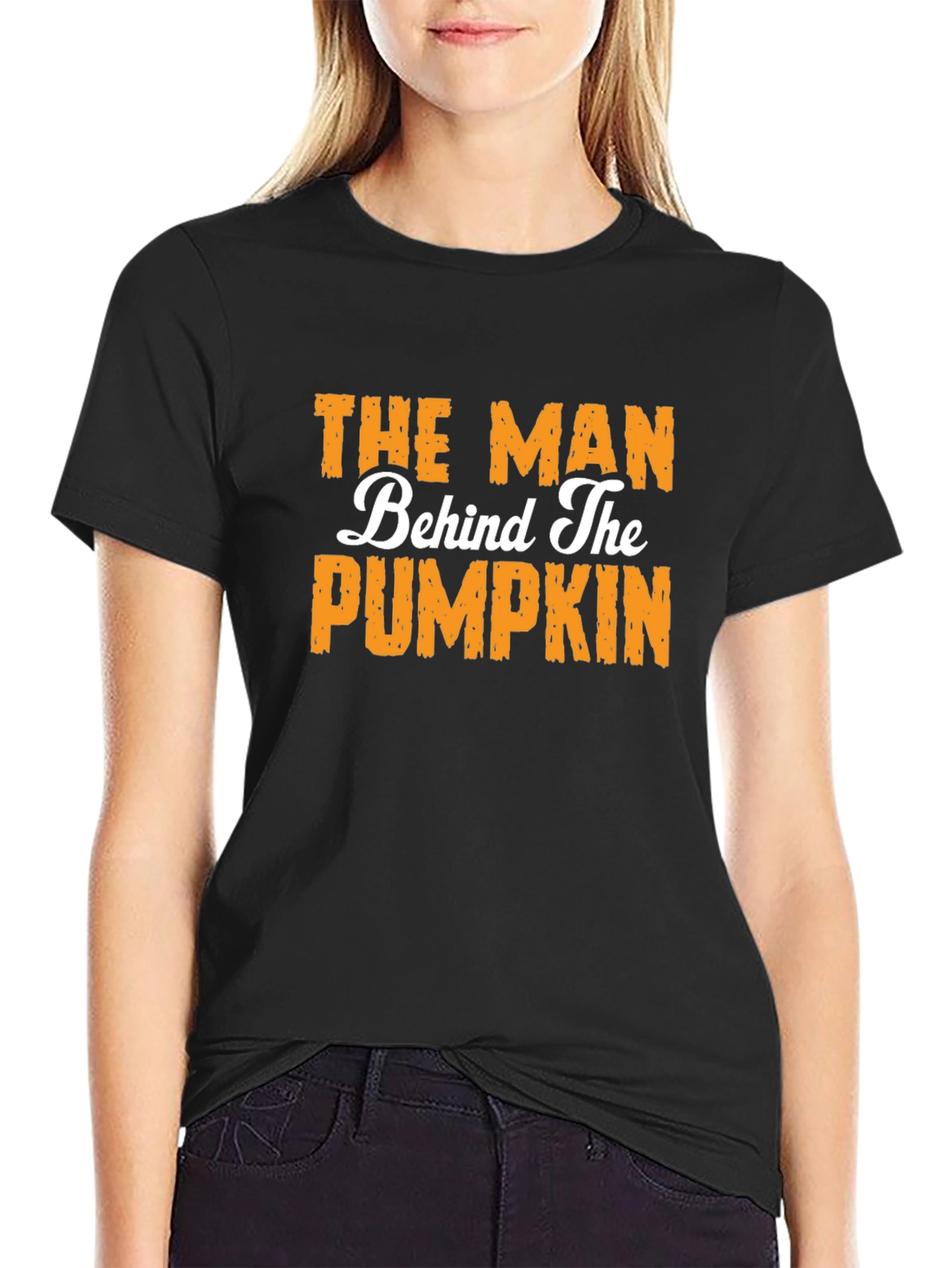 The Man Behind The Pumpkin Graphic T-Shirt