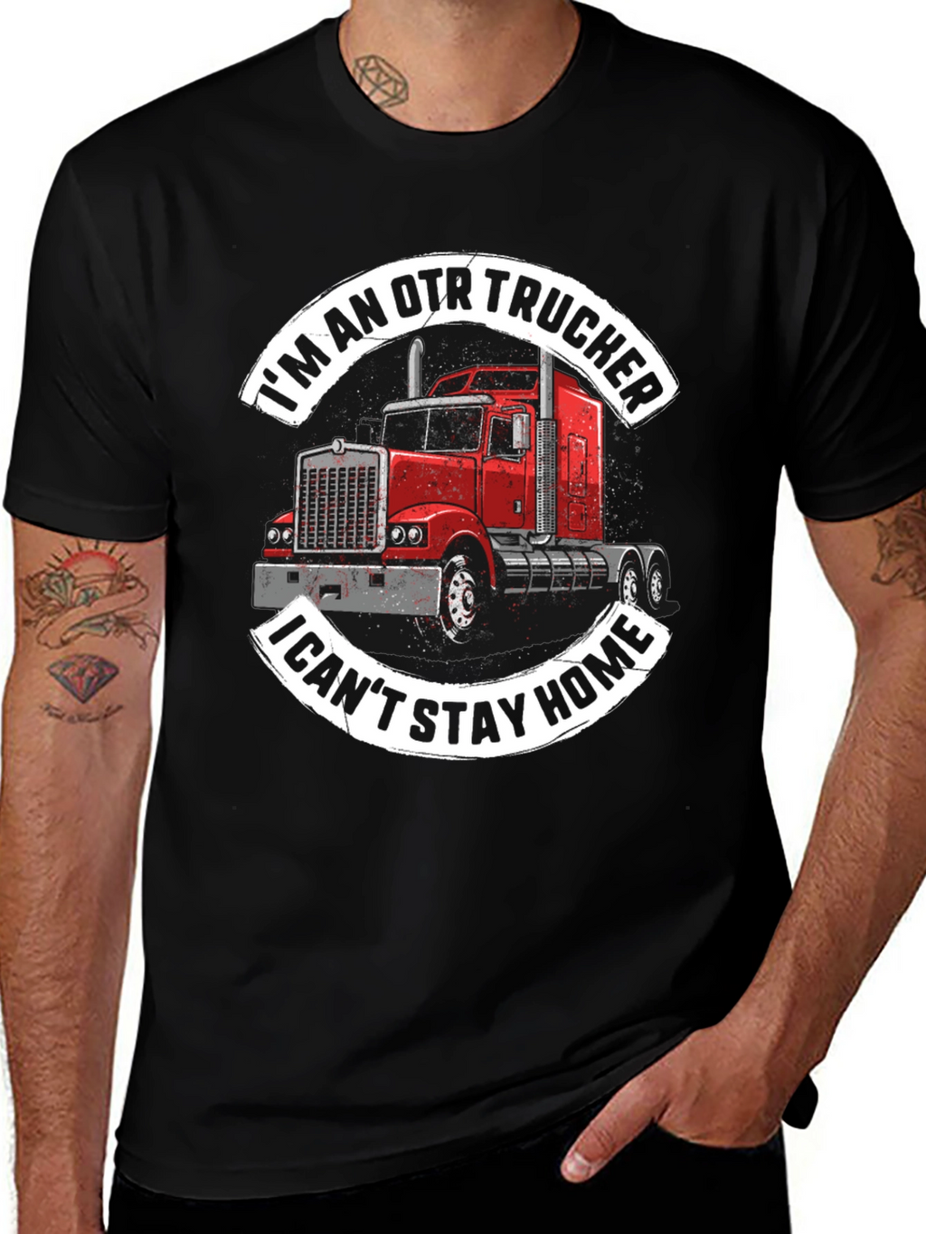 OTR Trucker Graphic Tee - I Cant Stay Home!