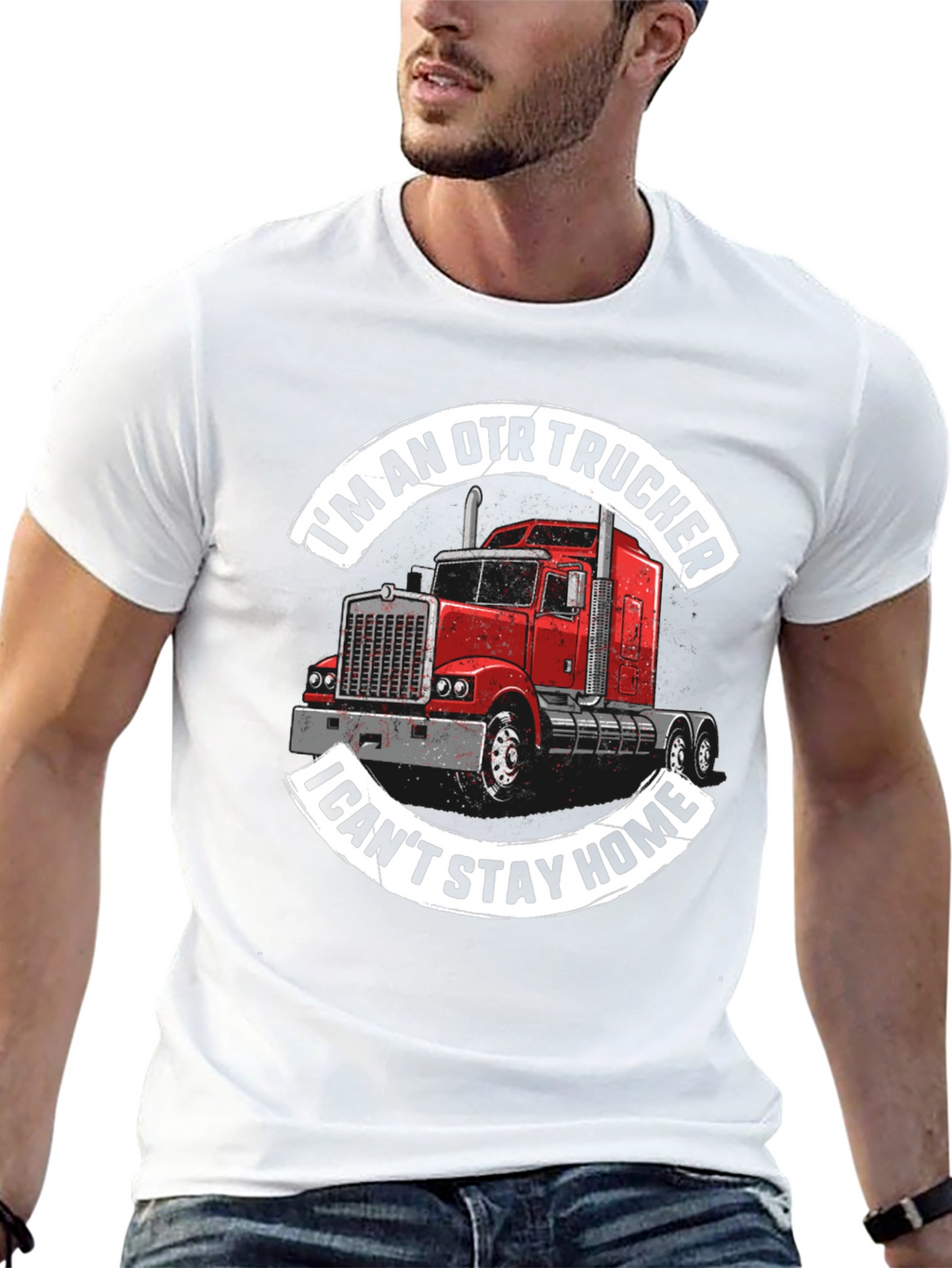 OTR Trucker Graphic Tee - I Cant Stay Home!