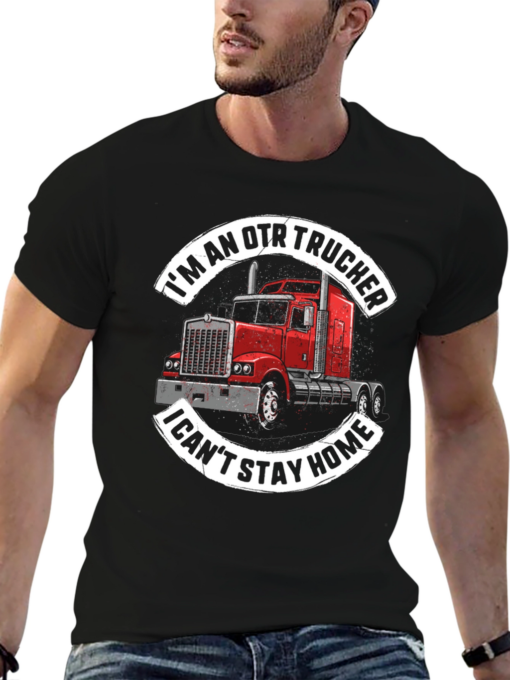 OTR Trucker Graphic Tee - I Cant Stay Home!