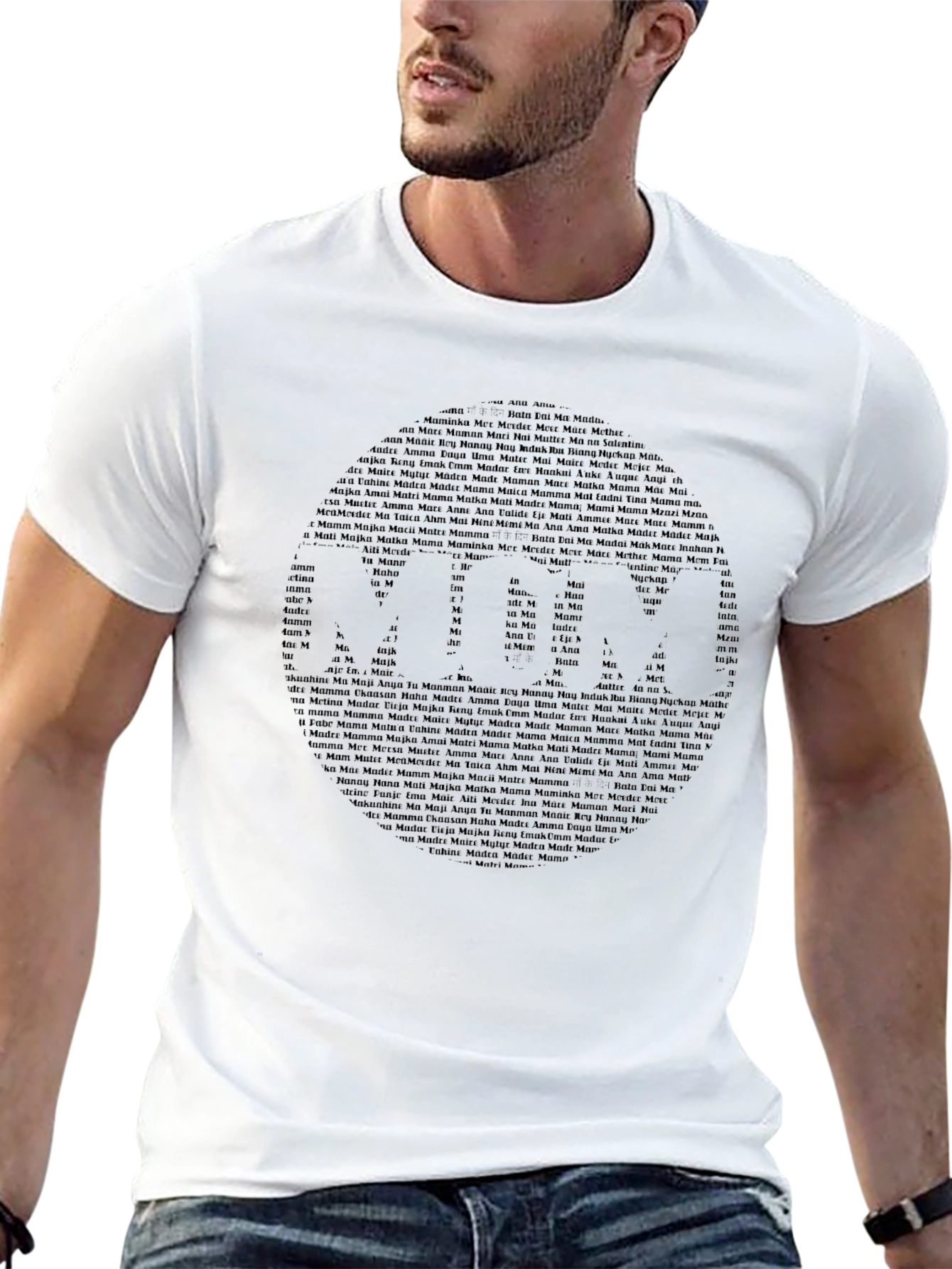 Word Art Graphic T-Shirt