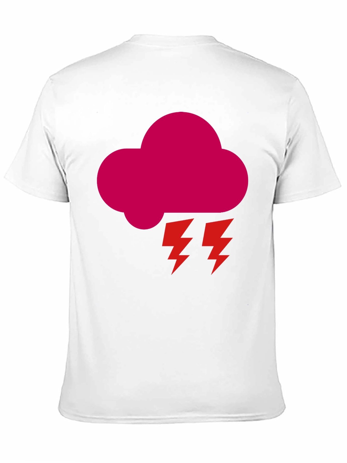 Storm Cloud Graphic Tee - Bold Black T-Shirt