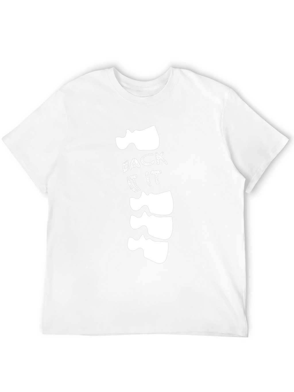 Funny Back At It Spine Graphic T-Shirt