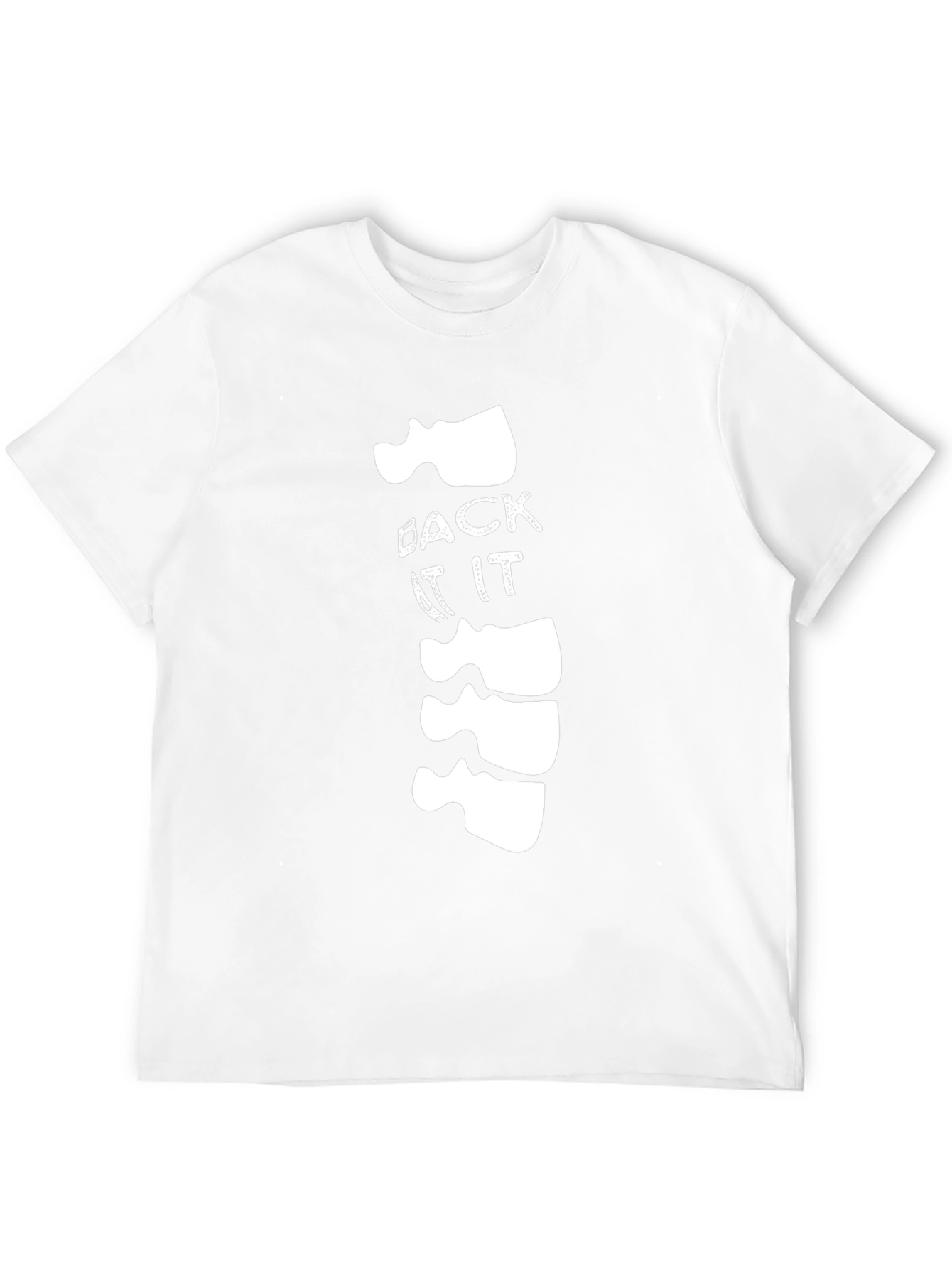 Funny Back At It Spine Graphic T-Shirt
