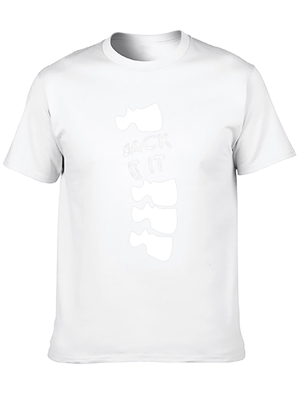 Funny Back At It Spine Graphic T-Shirt