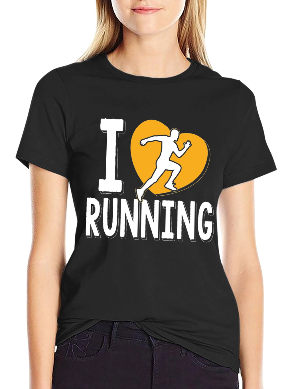 I Heart Running Graphic Tee