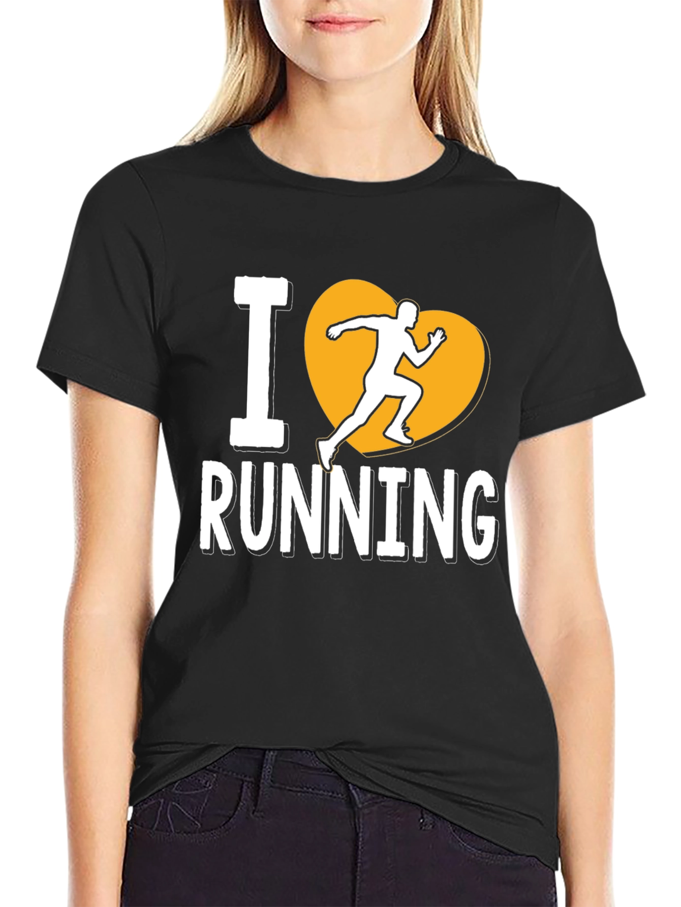 I Heart Running Graphic Tee
