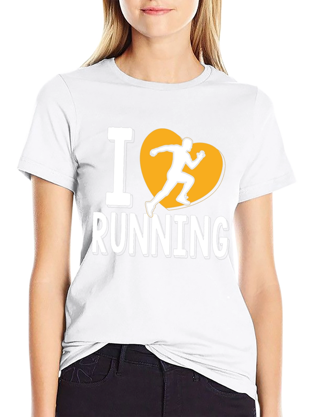 I Heart Running Graphic Tee