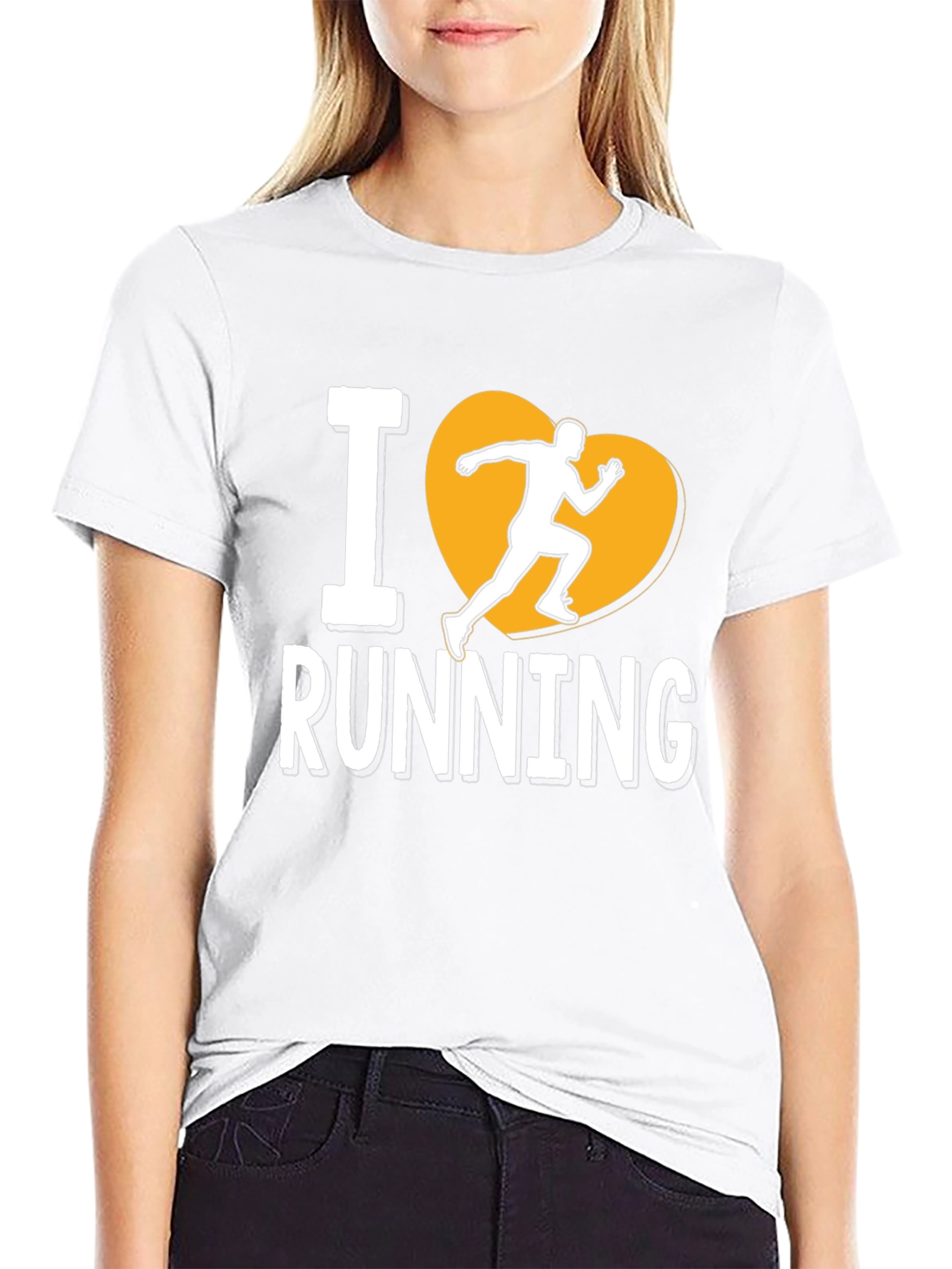 I Heart Running Graphic Tee